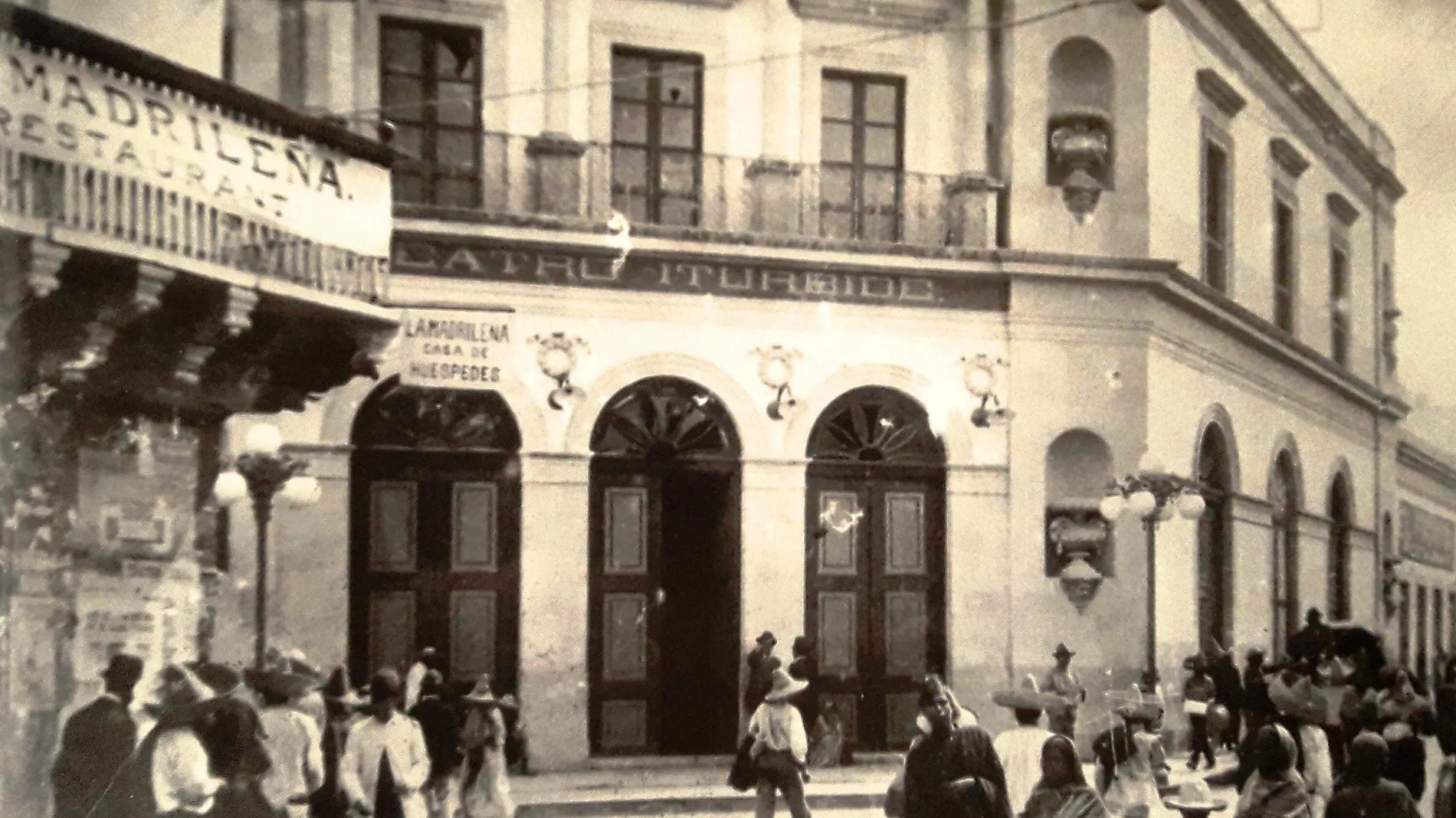 PRINCIPAL Teatro Iturbide M Romero ca 1900 Col Particular